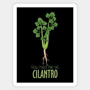 You Had Me At Cilantro Sticker